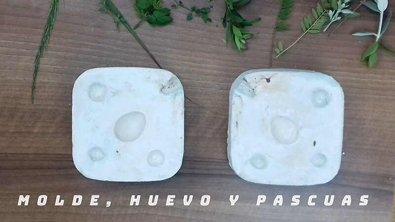 Hacer un molde sencillo para cerámica con forma de huevo