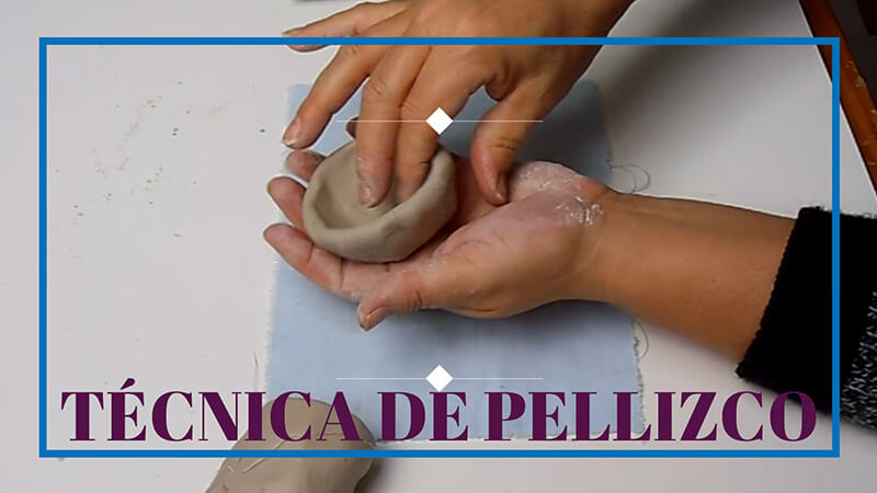 Técnica de modelado en cerámica mediante pellizco